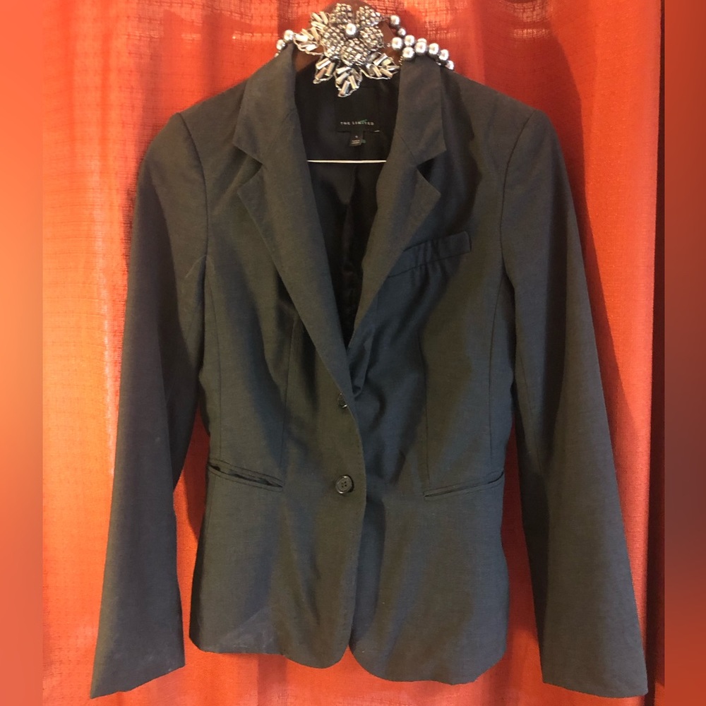 The Limited Charcoal Suit Jacket